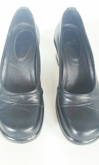 Dansko Black Leather Mules Size 39 - Picture 4 of 6